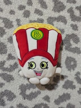 Shopkins Plush Popcorn Pal - Red, White, Yellow & Green